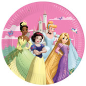 8 Pratos Princesas Disney 23cm
