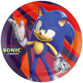 8 Pratos Sonic Prime 23cm