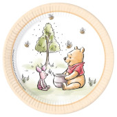 8 Pratos Ursinho Winnie The Pooh 23cm