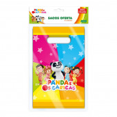 8 Sacos Brinde Panda e os Caricas