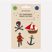 8 Tatuagens Temporárias Piratas