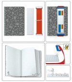 Agenda Lego banda de construção cinza