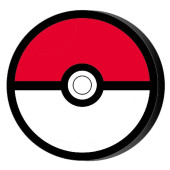 Almofada 3D Pokémon Pokeball 40cm