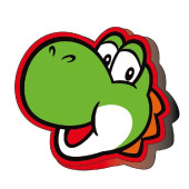 Almofada 3D Yoshi Super Mario Bros 40cm