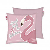 Almofada Flamingo com fecho