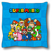 Almofada Super Mario Bros Azul 40cm