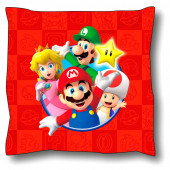 Almofada Super Mario Bros Vermelho 40cm