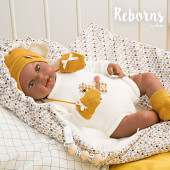 Arias Reborn 45cm Rafael com Saco de Dormir