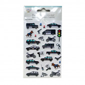 Autocolantes 3D Polícia