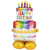 Balão AirLoonz Birthday Cake 134cm