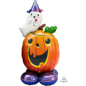 Balão AirLoonz Pumpkin and Ghost 142cm