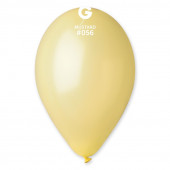 Balão Amarelo Mostarda Metalizado 12