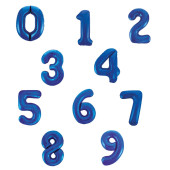 Balão Azul Número 34"/86cm