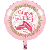 Balão Bailarina Happy Birthday