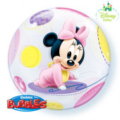 Balão Bubble Minnie bebé 56cm
