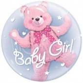 Balão Bubbles Baby Girl