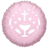 Balão Comunhão 18" Rosa