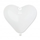 Balão Coração Branco 10