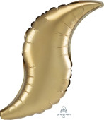 Balão Curva Dourado Satin 71cm