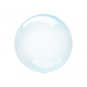 Balão Decorativo Crystal Clearz Petite Azul 25cm