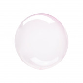 Balão Decorativo Crystal Clearz Petite Rosa Claro 25cm