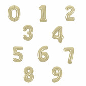 Balão Dourado Número 34"