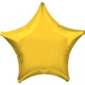 Balão Estrela Amarelo Metalizado 45cm