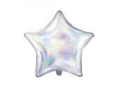 Balão Estrela Metálico Iridescente 48cm