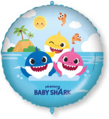 Balão Foil Baby Shark 46cm