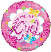 Balão Foil Birthday Girl 18"