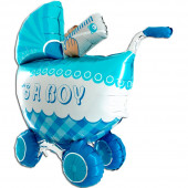 Balão Foil Carrinho Bebé It´s a Boy 107cm