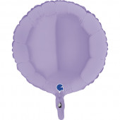 Balão Foil Círculo Lilás Pastel