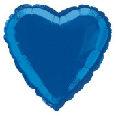 Balão Foil Coração Azul 46cm