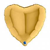 Balão Foil Coração Dourado 5 - 46cm