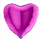 Balão Foil Coração Lilás 46cm