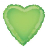 Balão Foil Coração Verde Lima 46cm