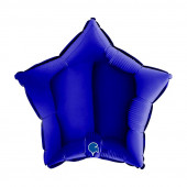 Balão Foil Estrela Azul Capri 46cm