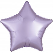 Balão Foil Estrela Lilás Pastel Acetinado 48cm