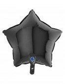 Balão Foil Estrela Preto 46cm