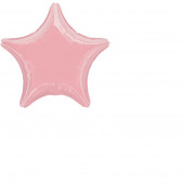 Balão Foil Estrela Rose Pastel  48cm
