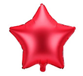 Balão Foil Estrela Vermelho Natal 48cm