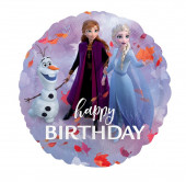 Balão Foil Frozen 2 Happy Birthday 43cm