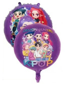 Balão Foil Guerreiras K-Pop 18" (46cm)