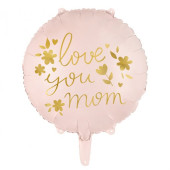 Balão Foil Love You Mom 45cm
