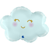 Balão Foil Nuvem Azul Pastel 61cm
