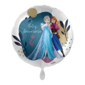 Balão Foil Redondo Frozen 2 Feliz Aniversário 43cm