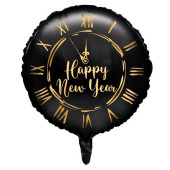 Balão Foil Redondo Happy New Year 43cm