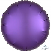 Balão Foil Redondo Púrpura Royal Acetinado 43cm