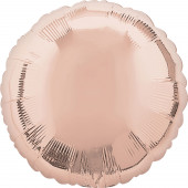 Balão Foil Redondo Rosa Gold 43cm