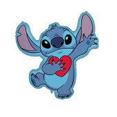 Balão Foil Super Size Stitch Coração
